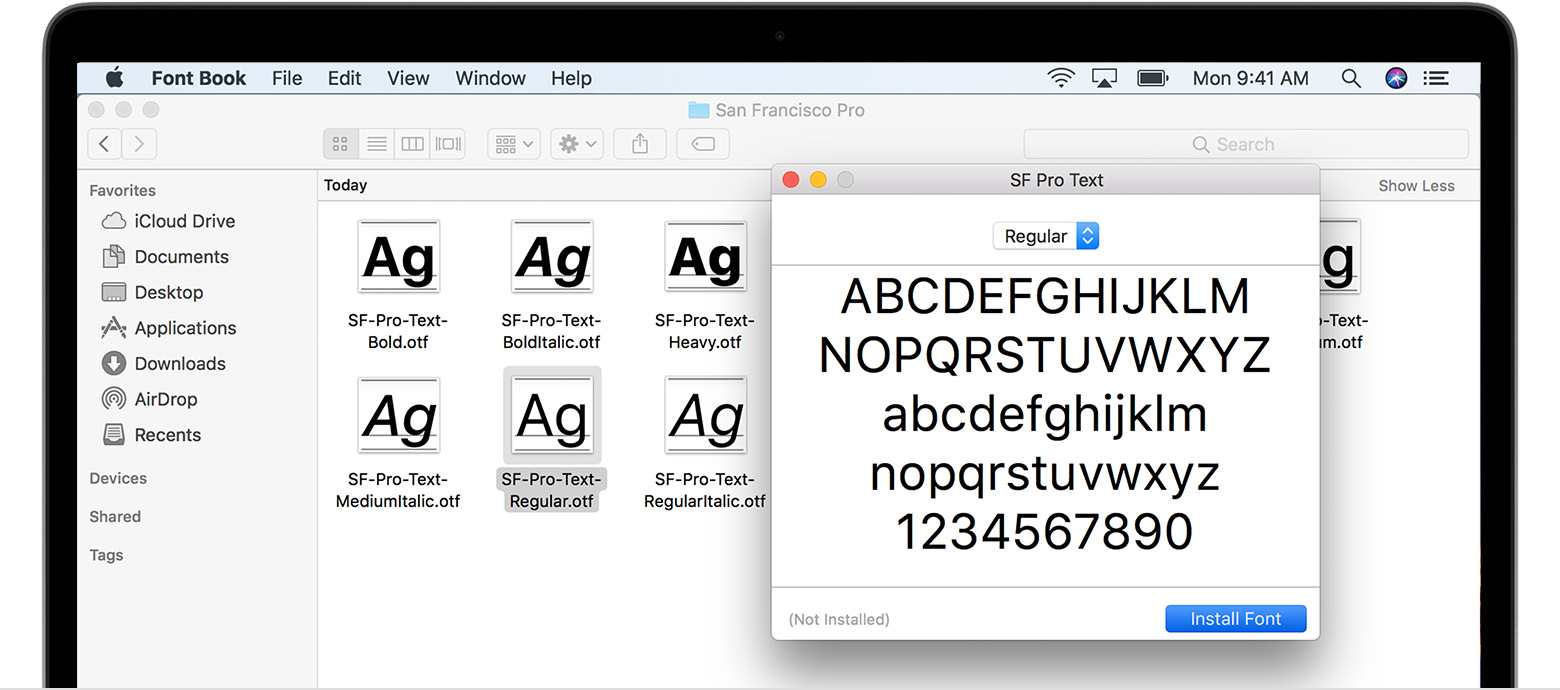 Free mac fonts for windows