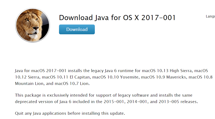 Java Re 6 Mac Download